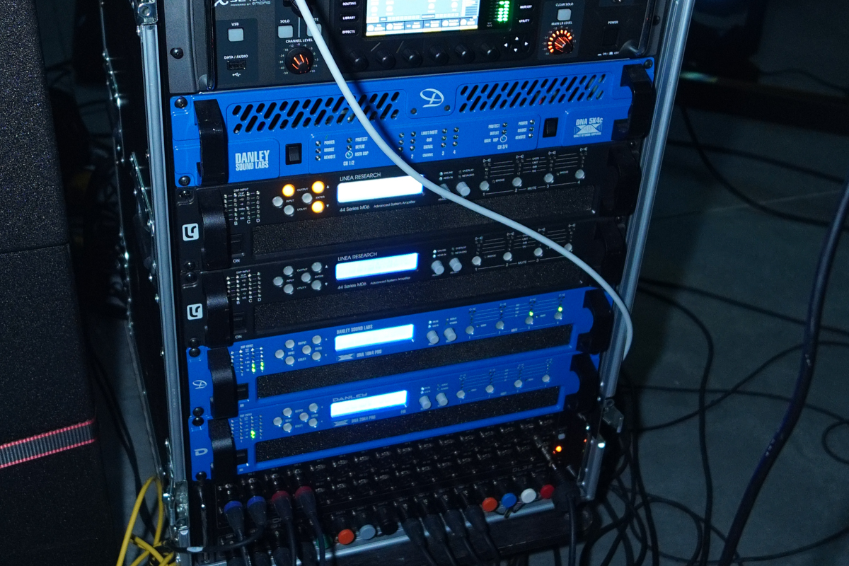 danley sound labs dna amplifiers for live event in colorado